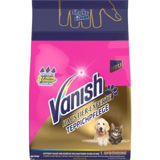 Vanish Gold Speciální vlhčený prášek na čištění koberců 750 g  - originál z Německa