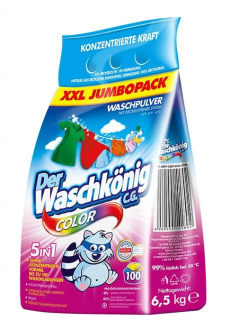 Waschkönig 5v1 Color XXL prášek na praní, 100 dávek 6,5 kg  - vylepšené složení