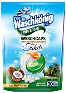 Waschkönig Tahiti Universal kapsle na praní 50 ks  - originál z Německa