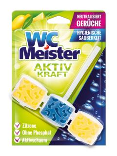 WC Meister Aktiv Kraft Závěsný blok do WC - citrón 45g  - originál z Německa