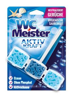 WC Meister Aktiv Kraft Závěsný blok do WC - ocean 45g  - originál z Německa