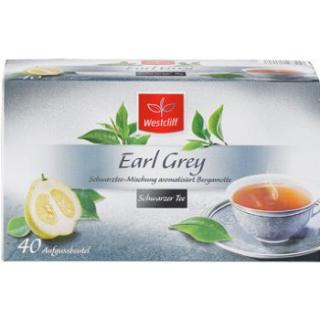 Westclif černý čaj - Earl Grey 40 sáčků  - originál z Německa