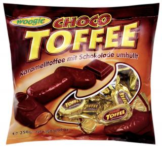 Woogie Choco Toffee bonbony v čokoládě 250g  - originál z Německa