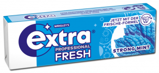 Wrigleys Extra Professional Fresh Strong Mint žvýkačky 10 ks  - originál z Německa