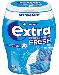 Wrigleys Extra Professional Fresh Strong Mint žvýkačky 50 ks  - originál z Německa