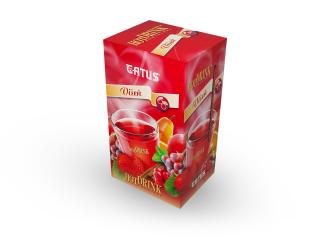 Horký nápoj Catus Hot Drink 30 x 23 g s vitaminem C příchuť: jablko-skořice