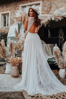 Krajkové boho šaty CAROLINA