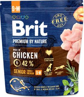 Brit Premium pro starší malé a střední psy 1kg