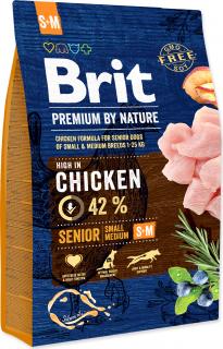 Brit Premium pro starší malé a střední psy 3kg