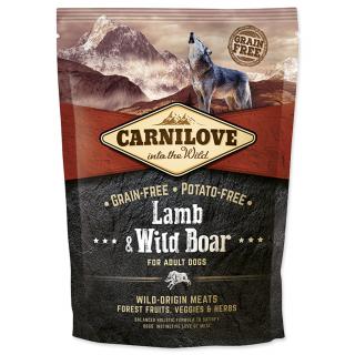 Carnilove Dog Adult Lamb & Wild Boar Grain Free jehněčí a divočák bez obilovin 1,5kg