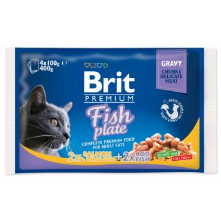 Kapsičky BRIT Premium Cat Fish Plate 400g