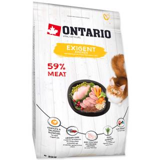 ONTARIO Cat Exigent pro vybíravé kočky 2kg