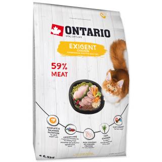 ONTARIO Cat Exigent pro vybíravé kočky 6,5kg