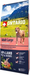ONTARIO Dog Adult Large Lamb & Rice & Turkey 12kg