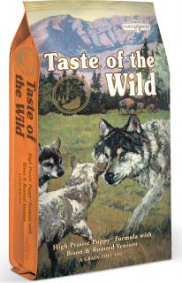Taste of the Wild High Prairie Puppy pečený bizon a jehněčí pro štěňata 12,2kg