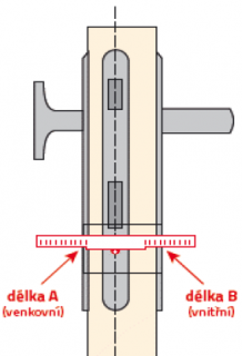 Doorlock vložka TOKOZ Tech 30 délka A (venkovní) 60 mm: Somfy TECH 30+25