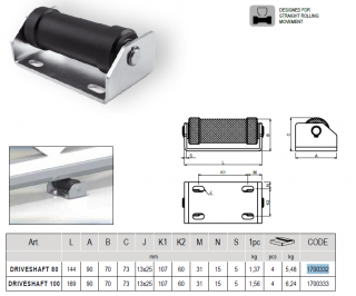 DRIVESHAFT 100 konzola s kladkou