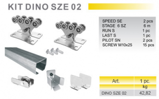 KIT DINO SZE 02 - sada pro posuvnou samonosnou bránu