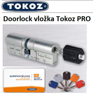 Klíč Tokoz PR0 (Doorlock vložka TOKOZ PRO)