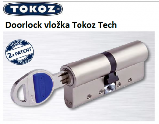 Klíč Tokoz TECH (Doorlock vložka TOKOZ Tech)