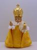 Pražské Jezulátko vyšívané šaty žluté