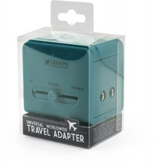 Cestovní redukce na zásuvky Worldwide Travel Adapter Legami