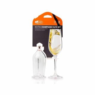 Cestovní skleničky Champagne Flute set GSI Outdoors