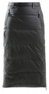 Dámská dlouhá péřová sukně přes kalhoty Alaska SKHOOP - black 42/XL