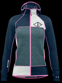 Dámská fleecová mikina Pull Ionic CRAZY - vento-blossom 44/XXL