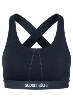 Dámská funkční merino podprsenka Feel Good Bra [sn] - Blueberry 34/XS