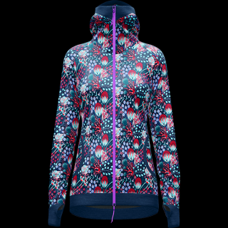 Dámská funkční mikina Pull Aria CRAZY - print leila blue 40/L