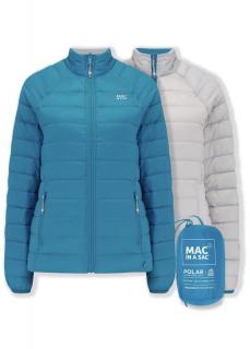 Dámská péřová sbalitelná bunda MAC IN A SAC Polar - petrol/soft grey 34/XS