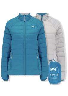 Dámská péřová sbalitelná bunda MAC IN A SAC Polar - petrol/soft grey 40/L