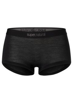 Dámské funkční merino kalhotky TUNDRA175 BOYFRIEND HIPSTER [sn] - Jet Black 42/XL