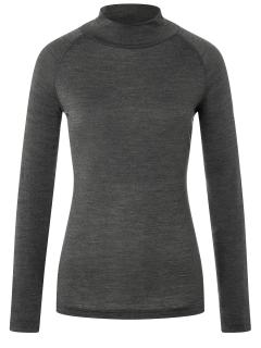 Dámské merino triko dl.r. Base Turtle Neck 175 [sn] - pirate grey melange L