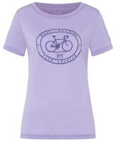 Dámské merino triko Maquina Tee [sn] - Lavender/Veronica 34/XS