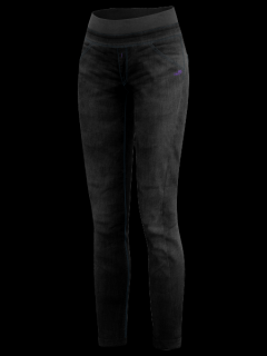 Dámské pohodlné celoroční džínové kalhoty Berlin CRAZY - jeans black 36/S