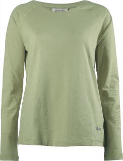Dámské triko s dlouhým rukávem Lisen T SKHOOP - Green Tea 42/XL