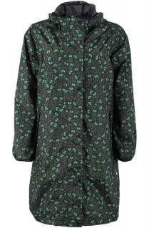 Dámský kabát do deště Danedith Rainjacket Danefæ - black/khaki fleurie 40/L
