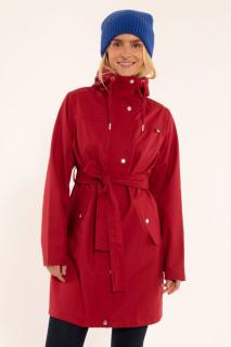 Dámský kabát do deště Danerainlover Raincoat Danefæ - dark red 34/XS