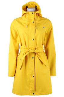 Dámský kabát do deště Danerainlover Raincoat Danefæ - dark yellow 34/XS