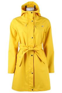 Dámský kabát do deště Danerainlover Raincoat Danefæ - dark yellow 40/L