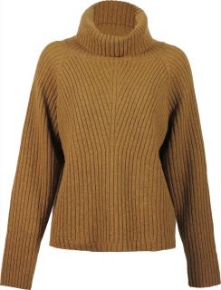 Dámský vlněný svetr Signe Roll Neck SKHOOP - Sandstone 38/M