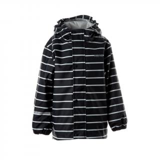 Dětská bunda do deště Huppa Jackie proužkovaná dark Gray 110