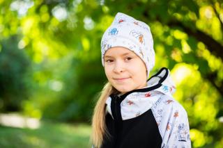 Dětská fleecová čepice Promaledobrodruhy Dobrodruzi 50-53 cm