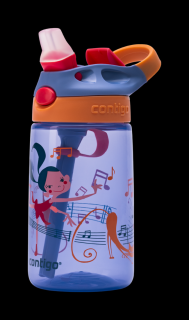 Dětská lahev s pítkem James Gizmo Contigo 420 ml - modrá s tanečnicí