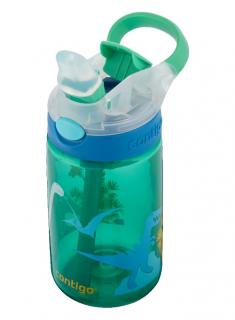 Dětská lahev s pítkem James Gizmo Contigo 420 ml - zelená džungle