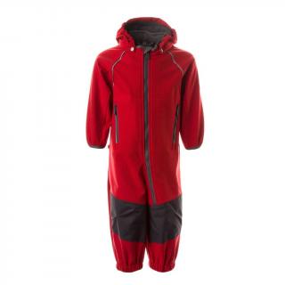 Dětská softshellová kombinéza Huppa Adal red/dark gray 86