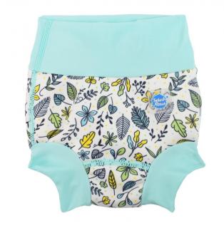 Dětské plenkové plavky Splash About Happy Nappy Listí 2-3 roky