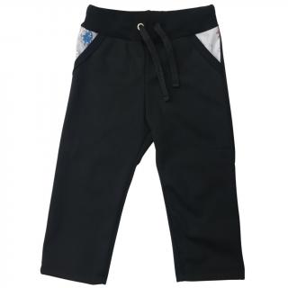 Dětské softshellové kalhoty Promaledobrodruhy WOW elast Dobrodruzi black 104